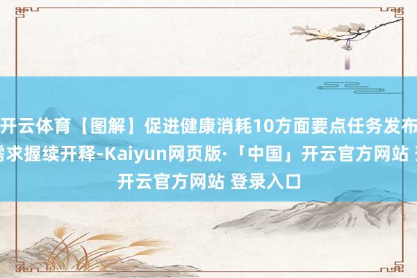 开云体育【图解】促进健康消耗10方面要点任务发布，市集需求握续开释-Kaiyun网页版·「中国」开云官方网站 登录入口